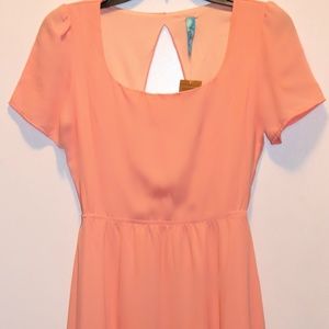 Peach Shift Dress